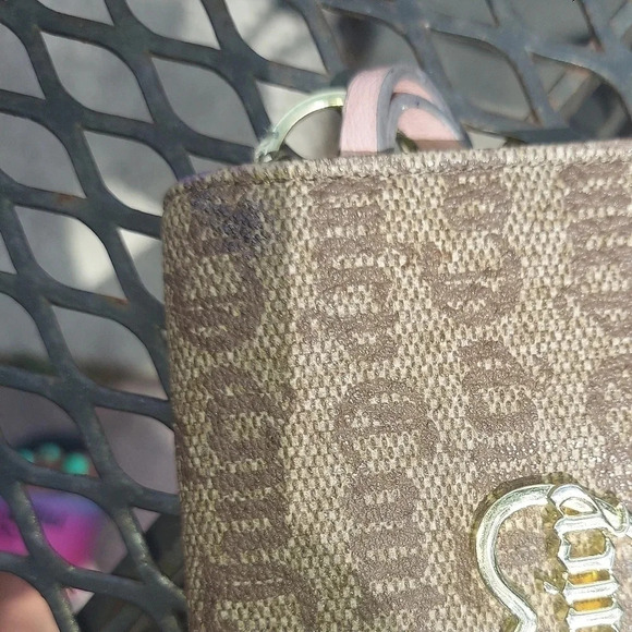 Juicy Couture Card Holder Wallet Key Chslain Key Ring - Picture 7 of 8